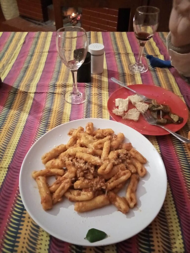 Een bord pasta!