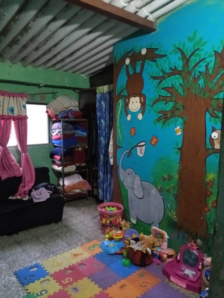 De speelkamer bij Vanessa voor de kids